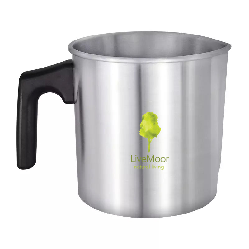 LiveMoor Aluminium Wax Pouring Jugs - 1.2L & 2.5L Jugs