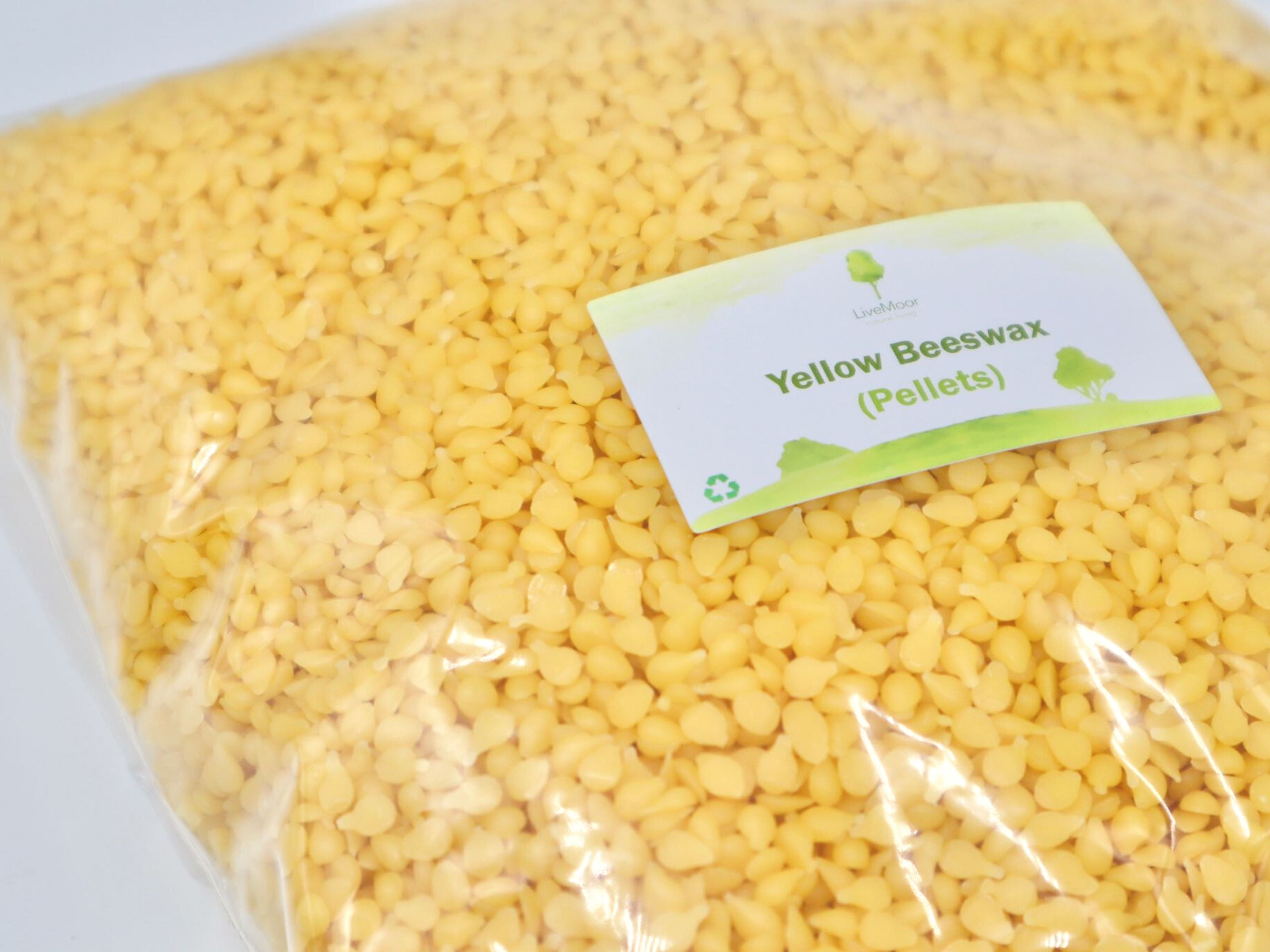 Yellow Beeswax Pellets - Naturally Fragrant Beeswax - Technical Grade