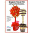 Make your own - Sweet Tree Kit, Polystyrene ball, planter, dowel, plaster.