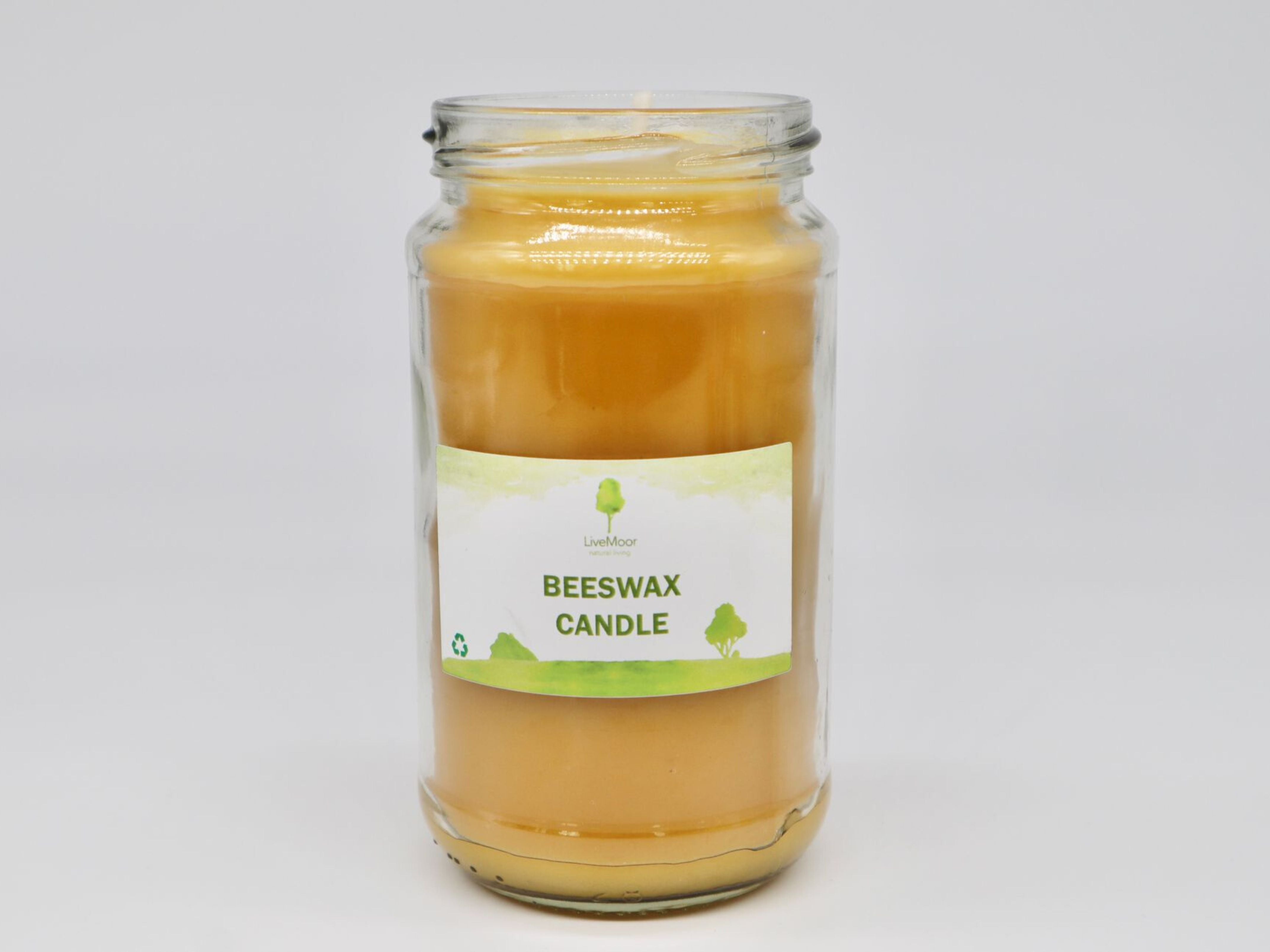 Beeswax Candle 100% Pure & Natural  - Various Sizes