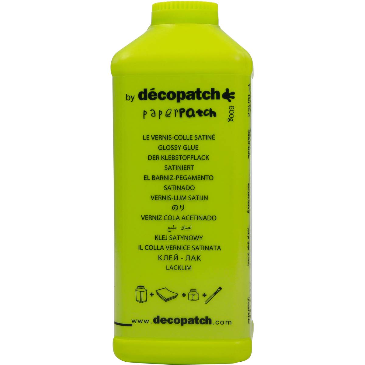 Decopatch Paperpatch Varnish Glue Glossy - 70g-600g Bottles - White