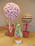 Make your own - Sweet Tree Kit, Polystyrene ball, planter, dowel, plaster.