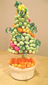 Make your own - Sweet Tree Kit, Polystyrene ball, planter, dowel, plaster.