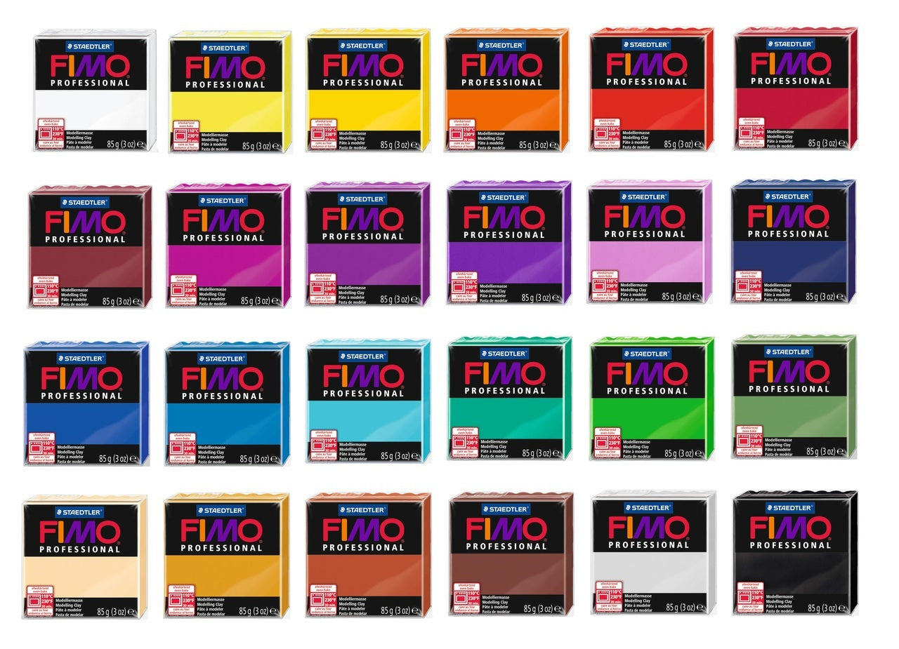 Fimo Professional Modelling Material - Standard 85g Blocks - Various