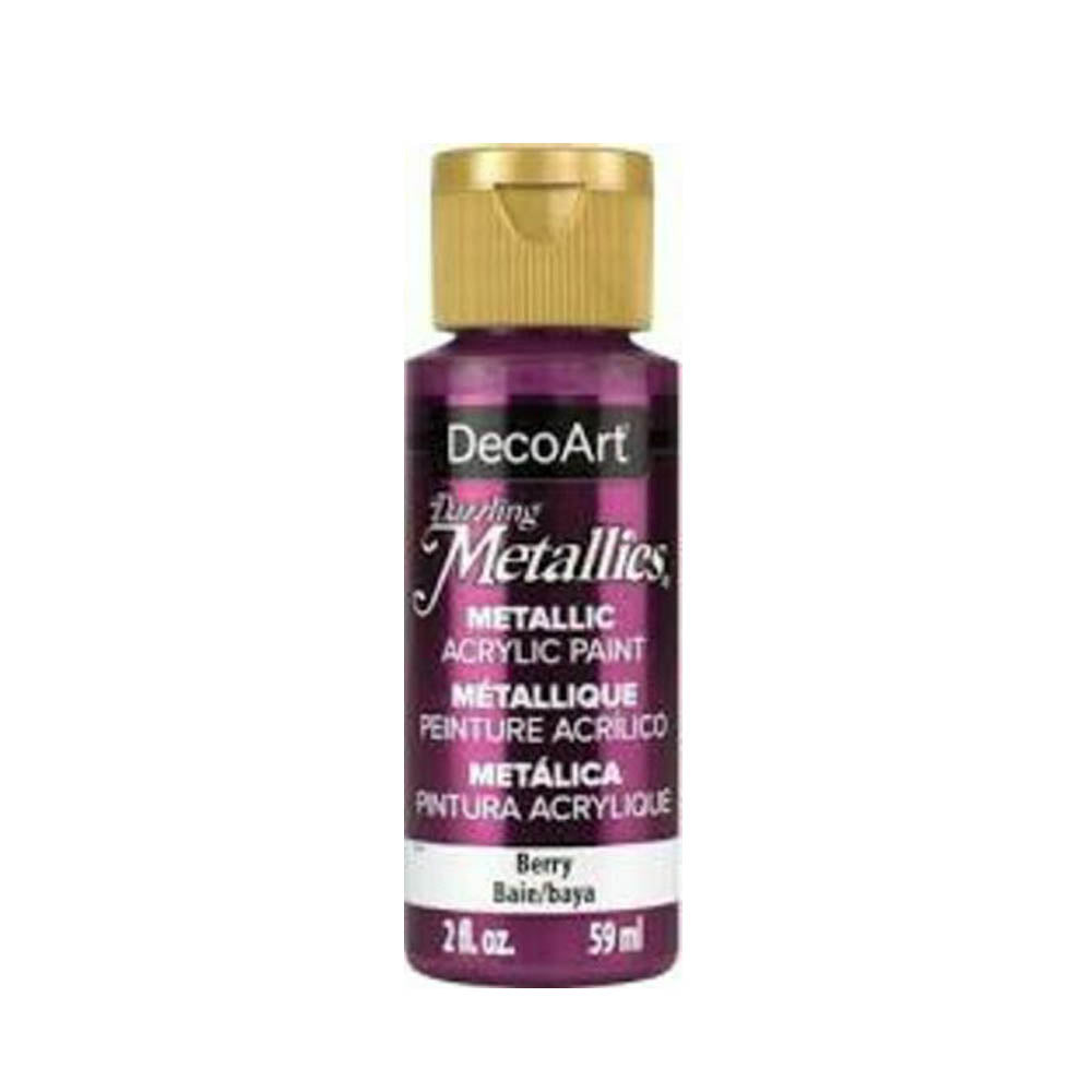 DecoArt Dazzling Metallic Acrylic Craft Paints. 2oz / 59ml