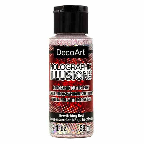 DecoArt - Holographic Illusions- 59ml Bottles - Various Colours