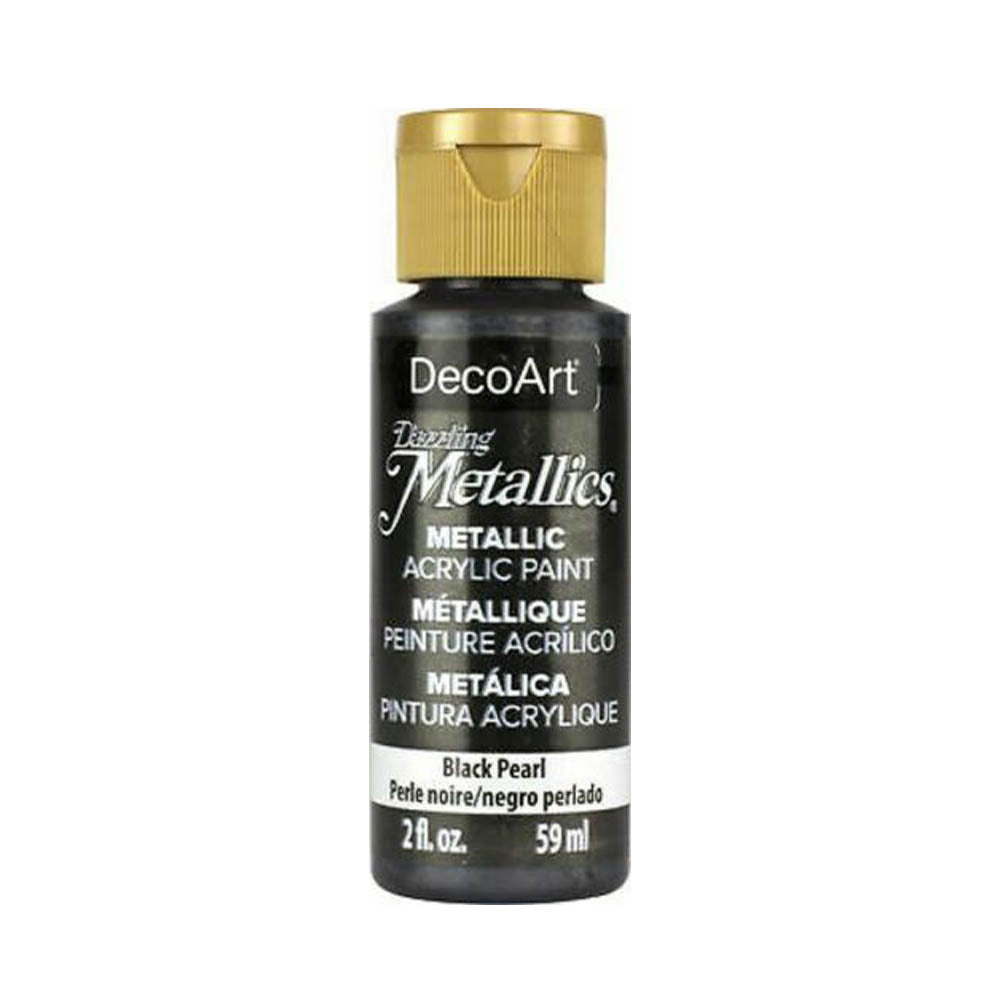 DecoArt Dazzling Metallic Acrylic Craft Paints. 2oz / 59ml