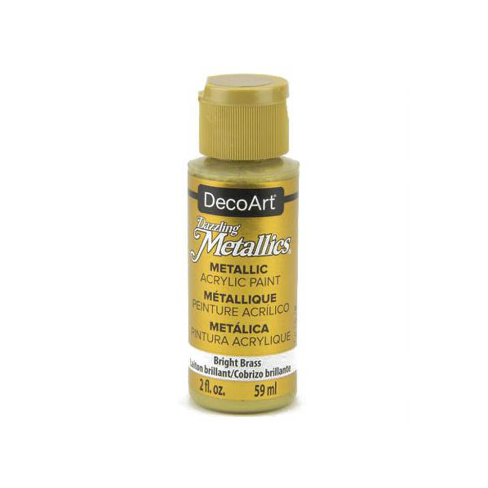 DecoArt Dazzling Metallic Acrylic Craft Paints. 2oz / 59ml