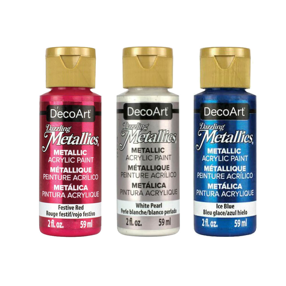 Kings Coronation Dazzling Metallic Paint Pack - Set of 3