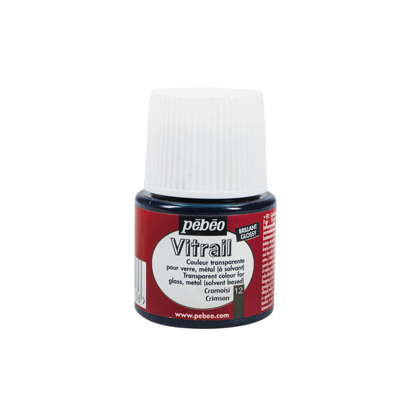 Pébéo - Vitrail Glass Paints - Various Colours - 45ml Bottles - Pebeo