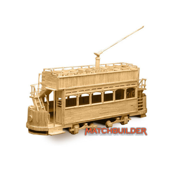 Electric Tram Car Matchstick Kit