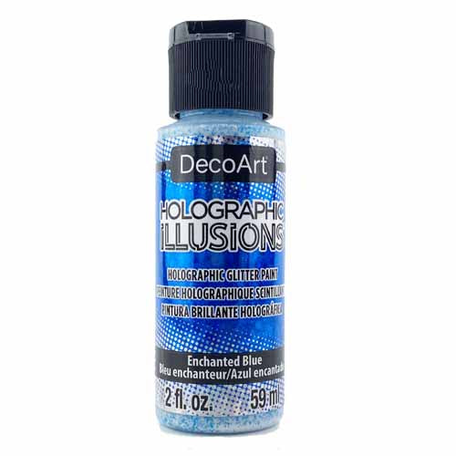 DecoArt - Holographic Illusions- 59ml Bottles - Various Colours