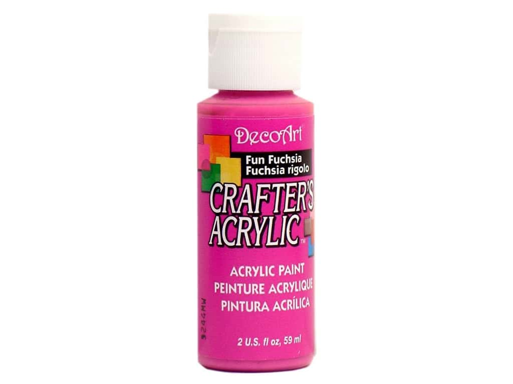 DecoArt Crafters Acrylic Paint 2oz / 59ml Pots - All Colours