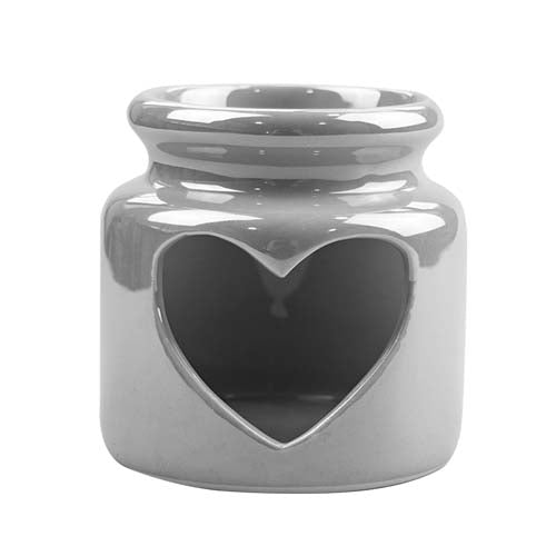 Heart Pearlised Tealight Holder