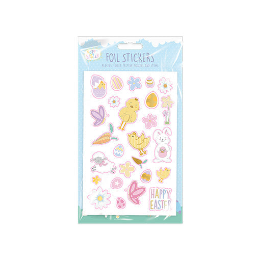 Easter Foil Finish Stickers