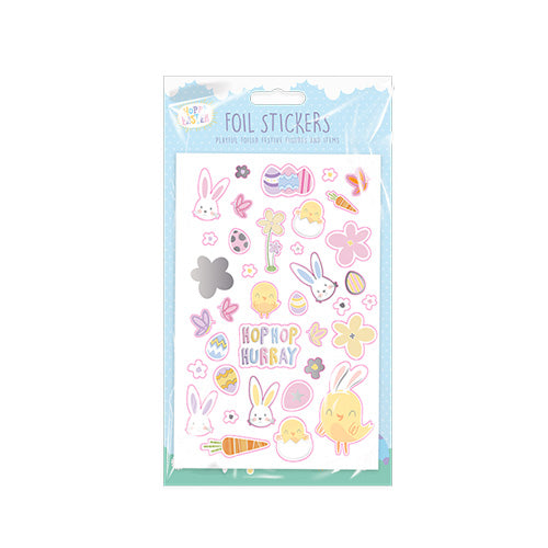 Easter Foil Finish Stickers