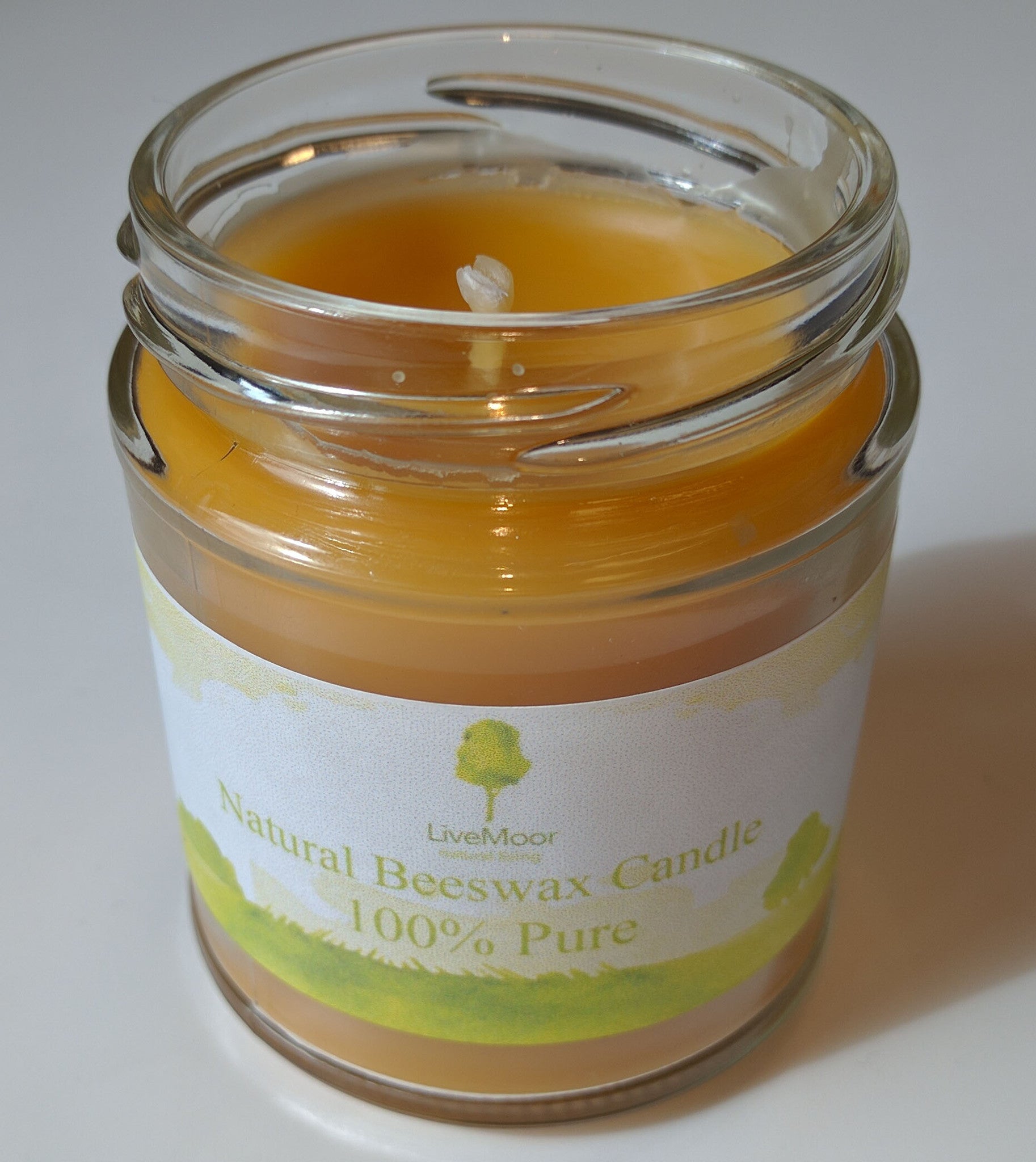 Beeswax Candle 100% Pure & Natural  - Various Sizes