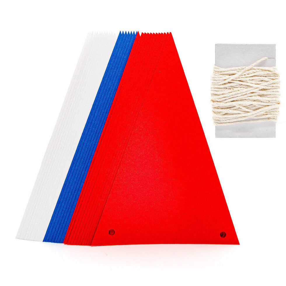 Bunting - Red White & Blue - Two Sizes