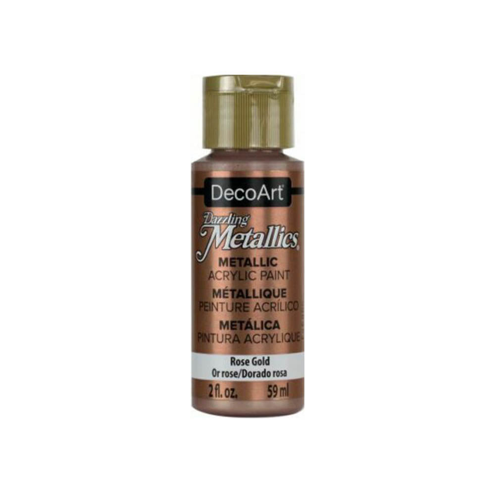 DecoArt Dazzling Metallic Acrylic Craft Paints. 2oz / 59ml