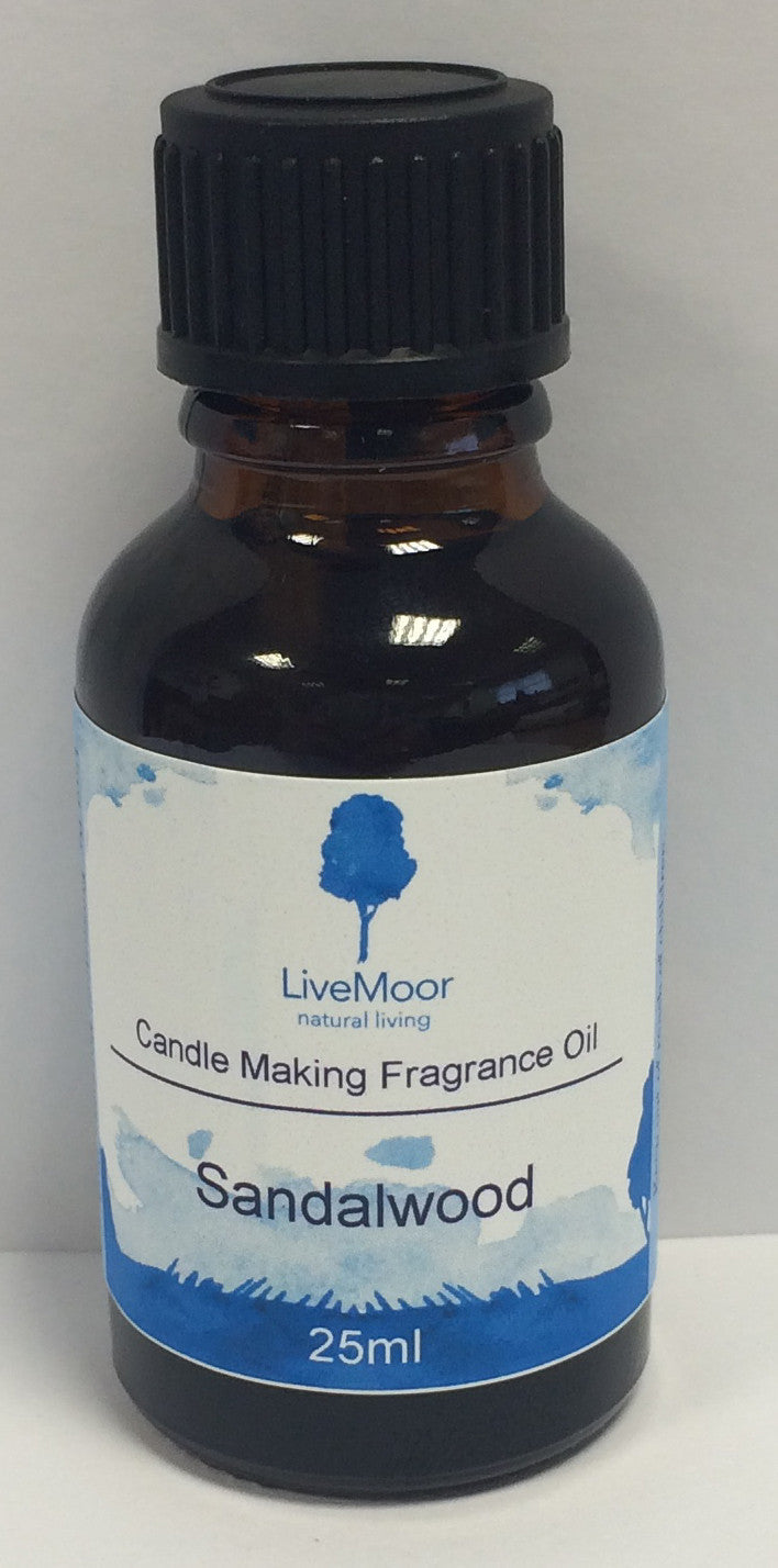 LiveMoor Fragrance Oil - Sandalwood - 25ml