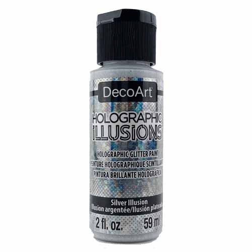 DecoArt - Holographic Illusions- 59ml Bottles - Various Colours