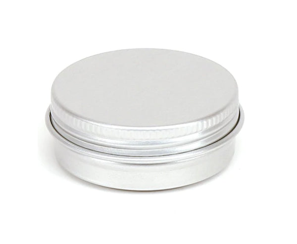 Metal Tins for Balms, Creams and Salves (Packs of 5 Tins with Lids)