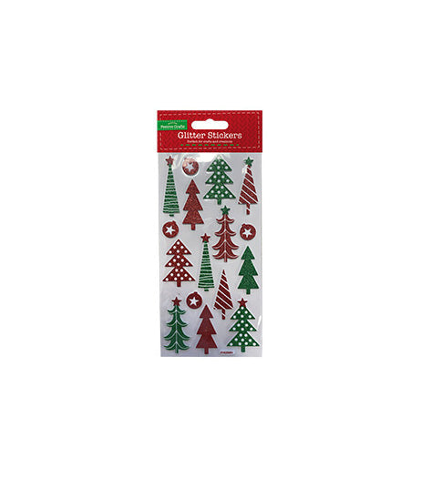 Christmas 3D Glitter Foam Stickers