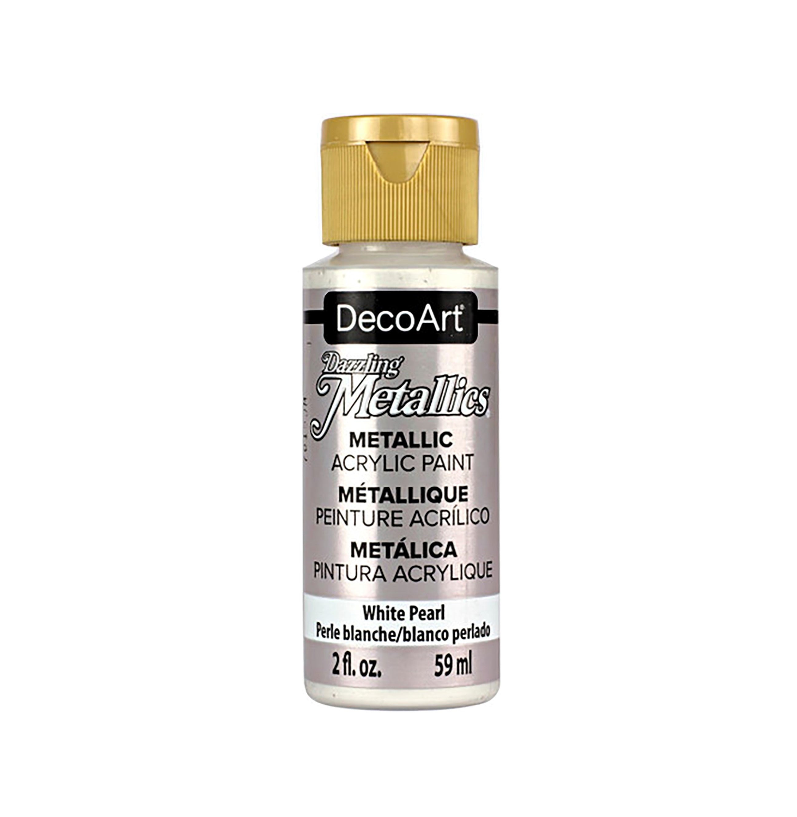 DecoArt Dazzling Metallic Acrylic Craft Paints. 2oz / 59ml