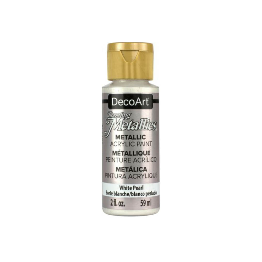 DecoArt Dazzling Metallic Acrylic Craft Paints. 2oz / 59ml