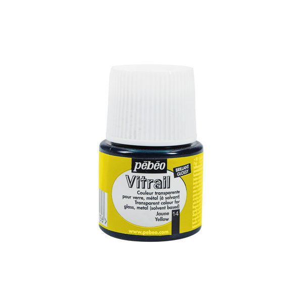 Pébéo - Vitrail Glass Paints - Various Colours - 45ml Bottles - Pebeo