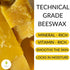 Filtered (Yellow) Beeswax - Bulk - Perfect For Candle Making - Technical Grade