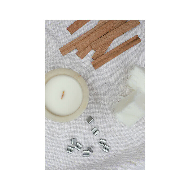 Wooden Candle Wicks with Metal Sustainers - Various Sizes